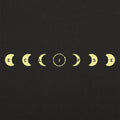 Eclipse Spelled Out in Moon Phases