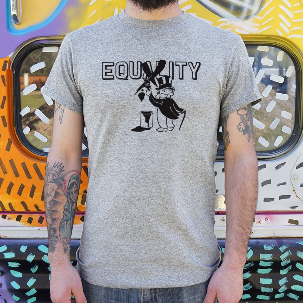 Equity Rich Tycoon Painting Over Equality
