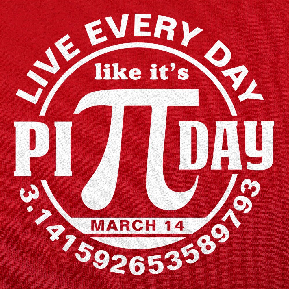 Every Day Is Pi Day, Pi Symbol Badge for March 14th