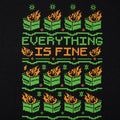 Everything Is Fine Dumpster Fire Ugly Sweater Pattern