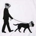 Face Cones Man and Dog Wearing Cone of Shame