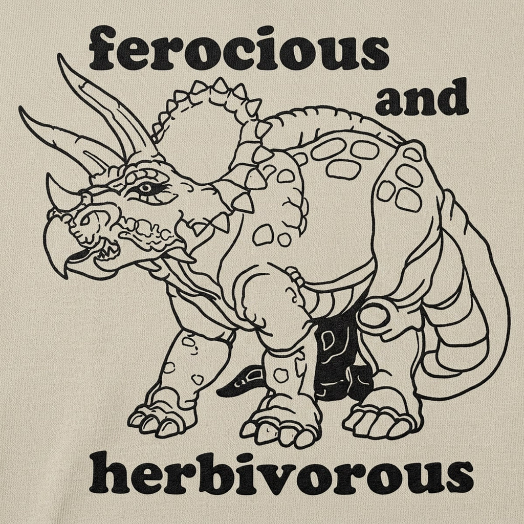 Ferocious and Herbivorous Triceratops Dinosaur