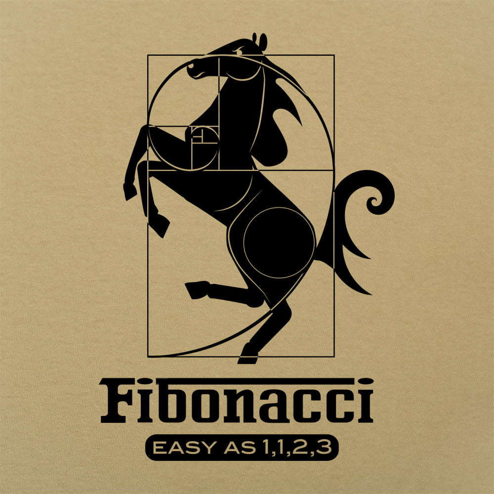 Fibonacci Easy As 1,1,2,3 Golden Ratio Stallion