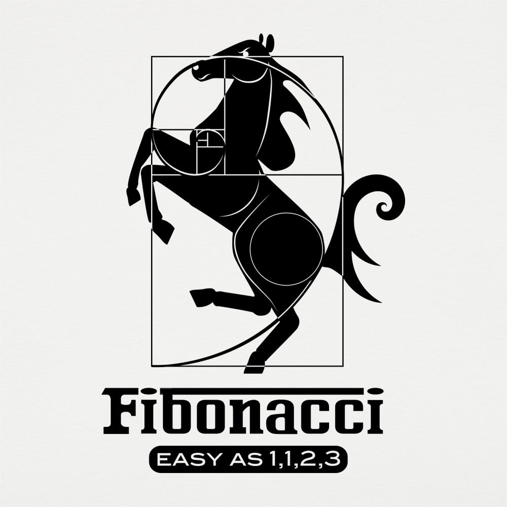 Fibonacci Easy As 1,1,2,3 Golden Ratio Stallion