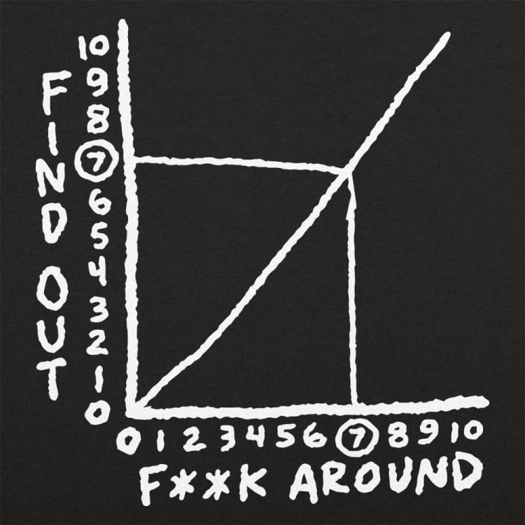 Find Out Graph Showing F**k Around Consequences