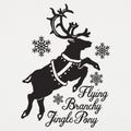 Flying Branchy Jingle Pony Christmas Reindeer