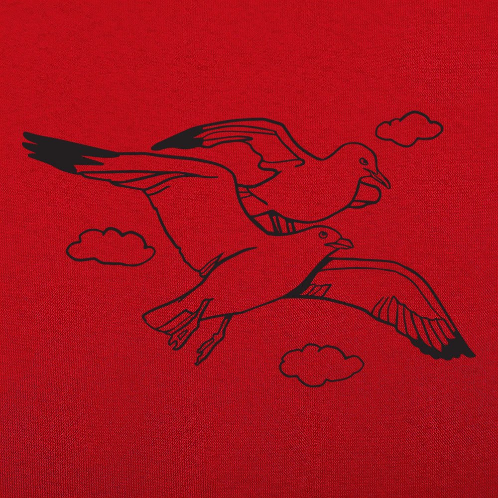 Flying Gulls Graphic