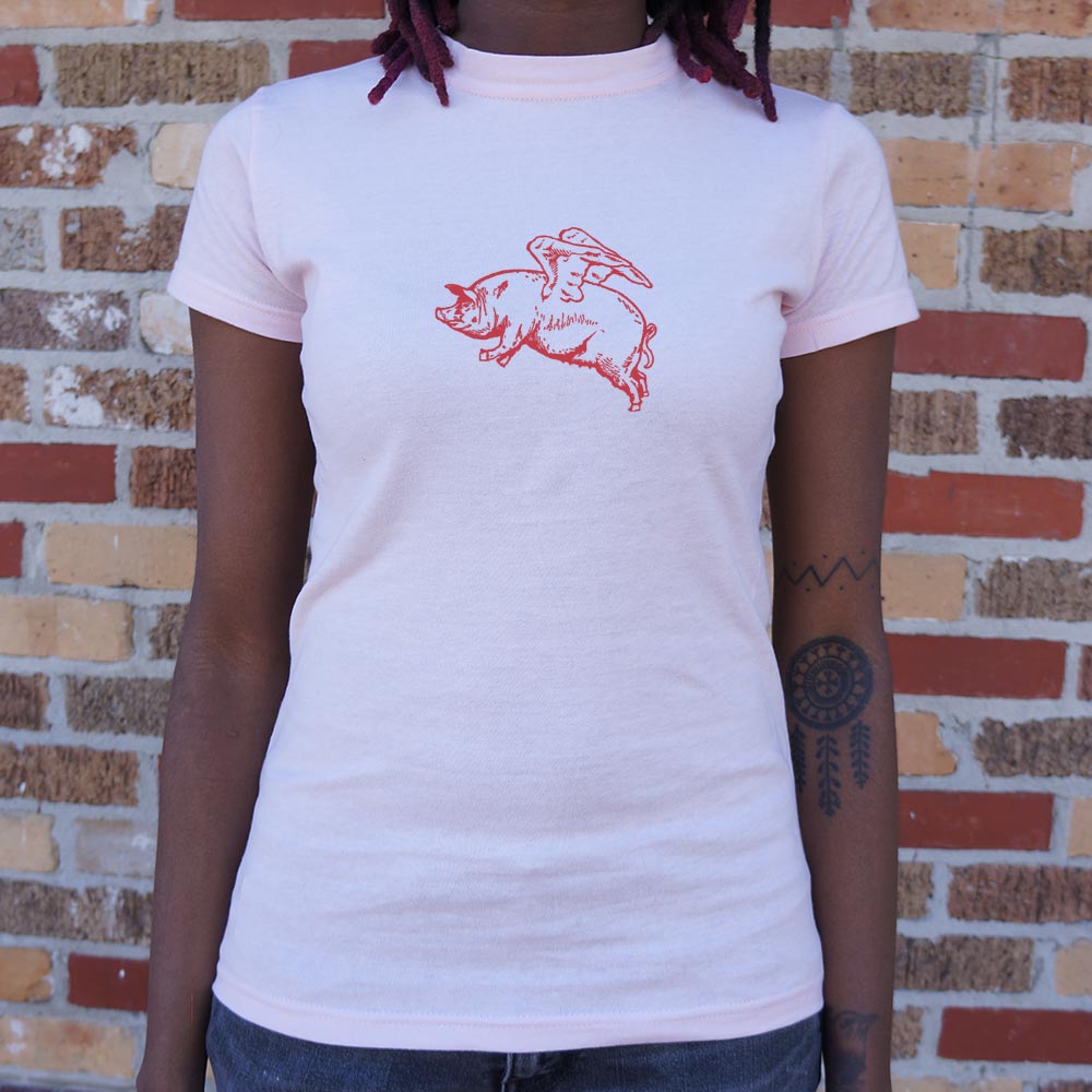 Flying Pig with Wings Pun