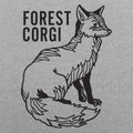 Forest Corgi Fox Illustration