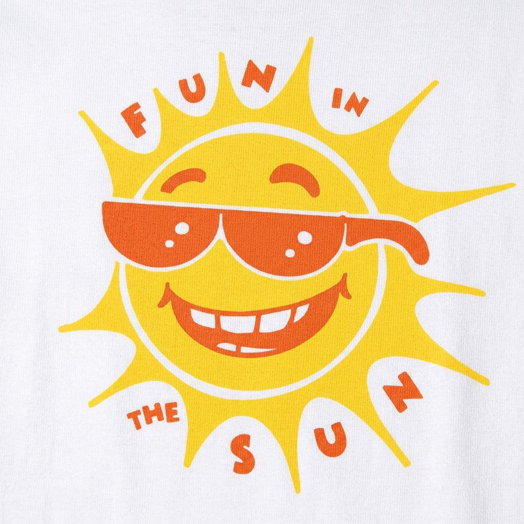 Fun In The Sun Smiling Sunshine Wearing Sunglasses