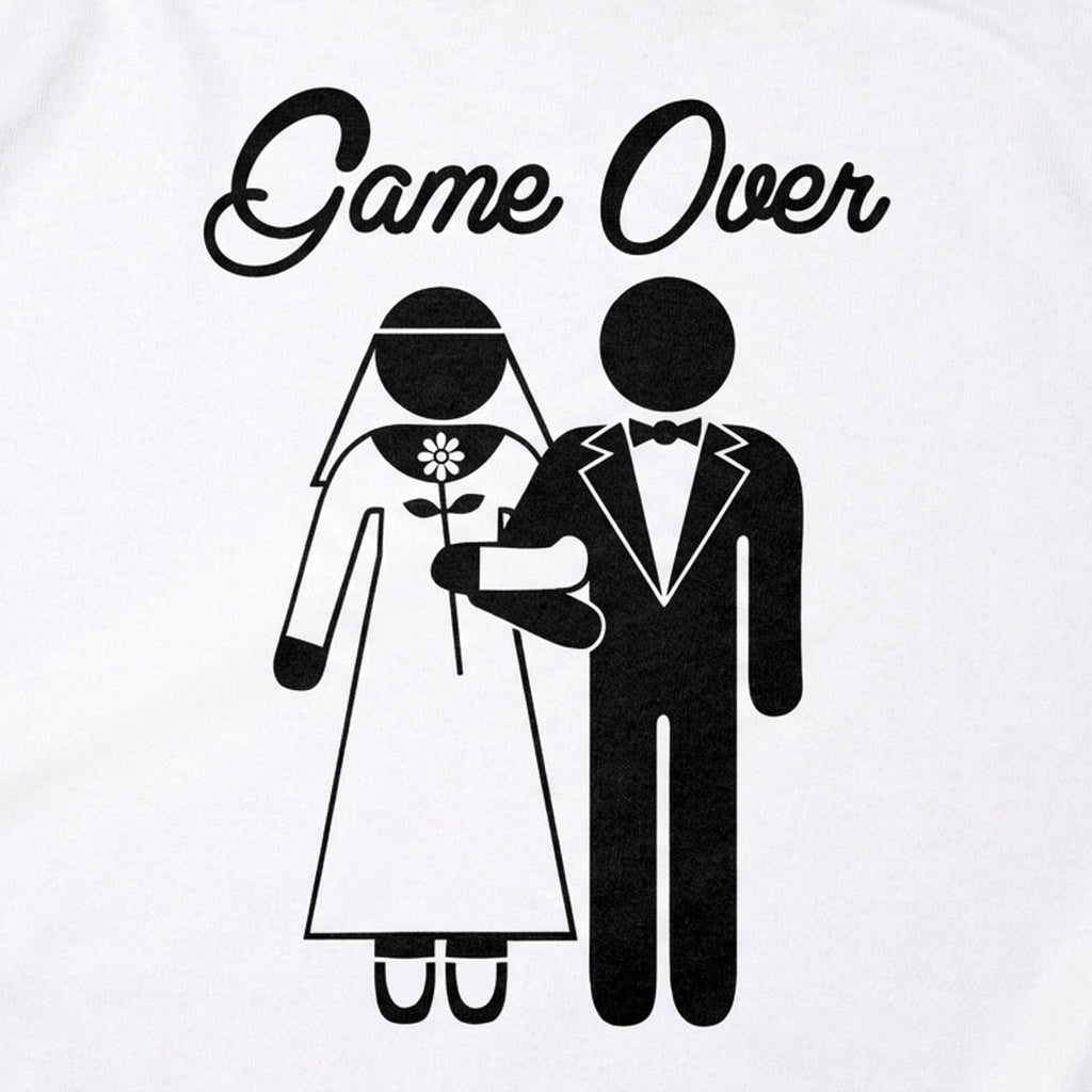 Game Over Wedding Bride and Groom