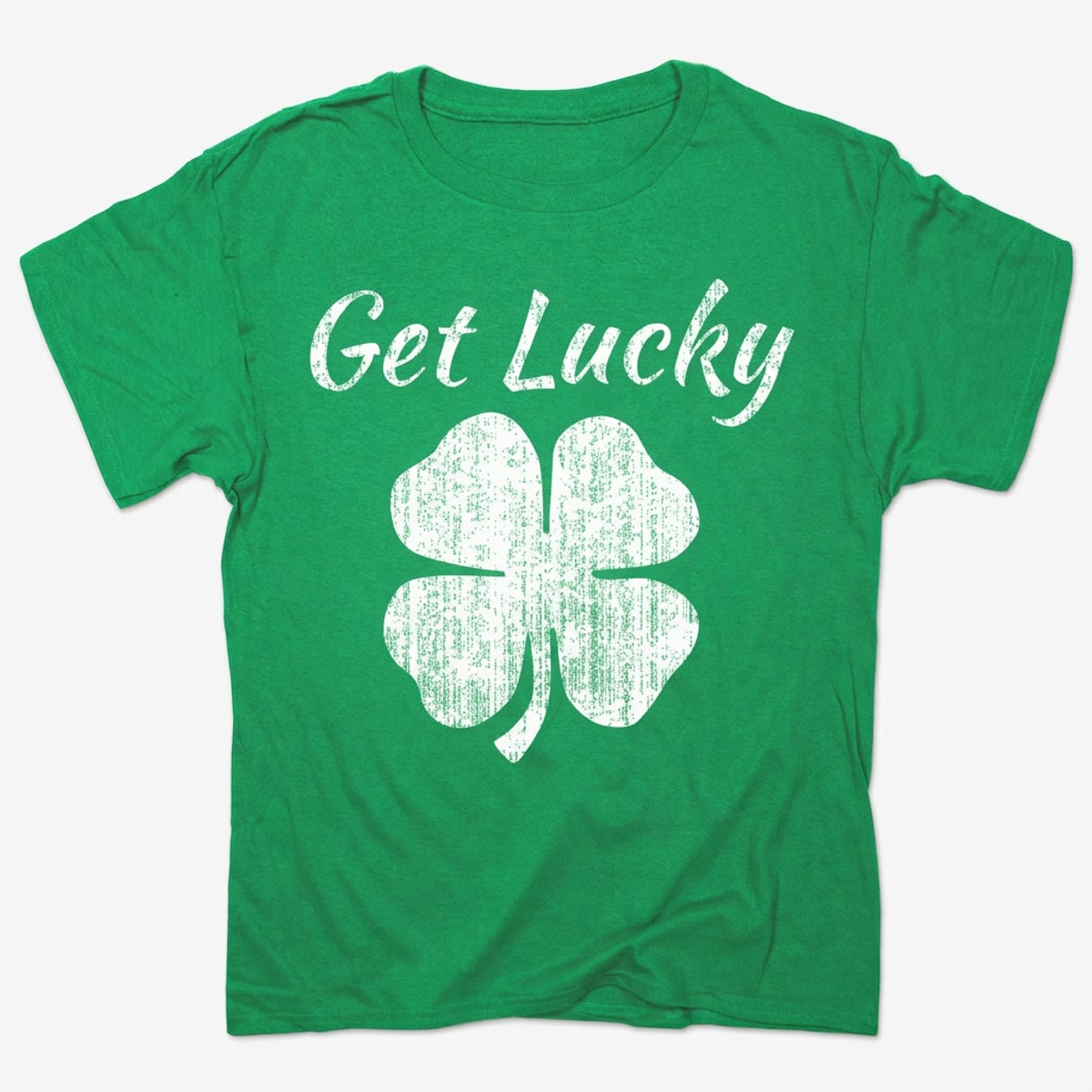 Get Lucky Four Leaf Clover St Patricks Day