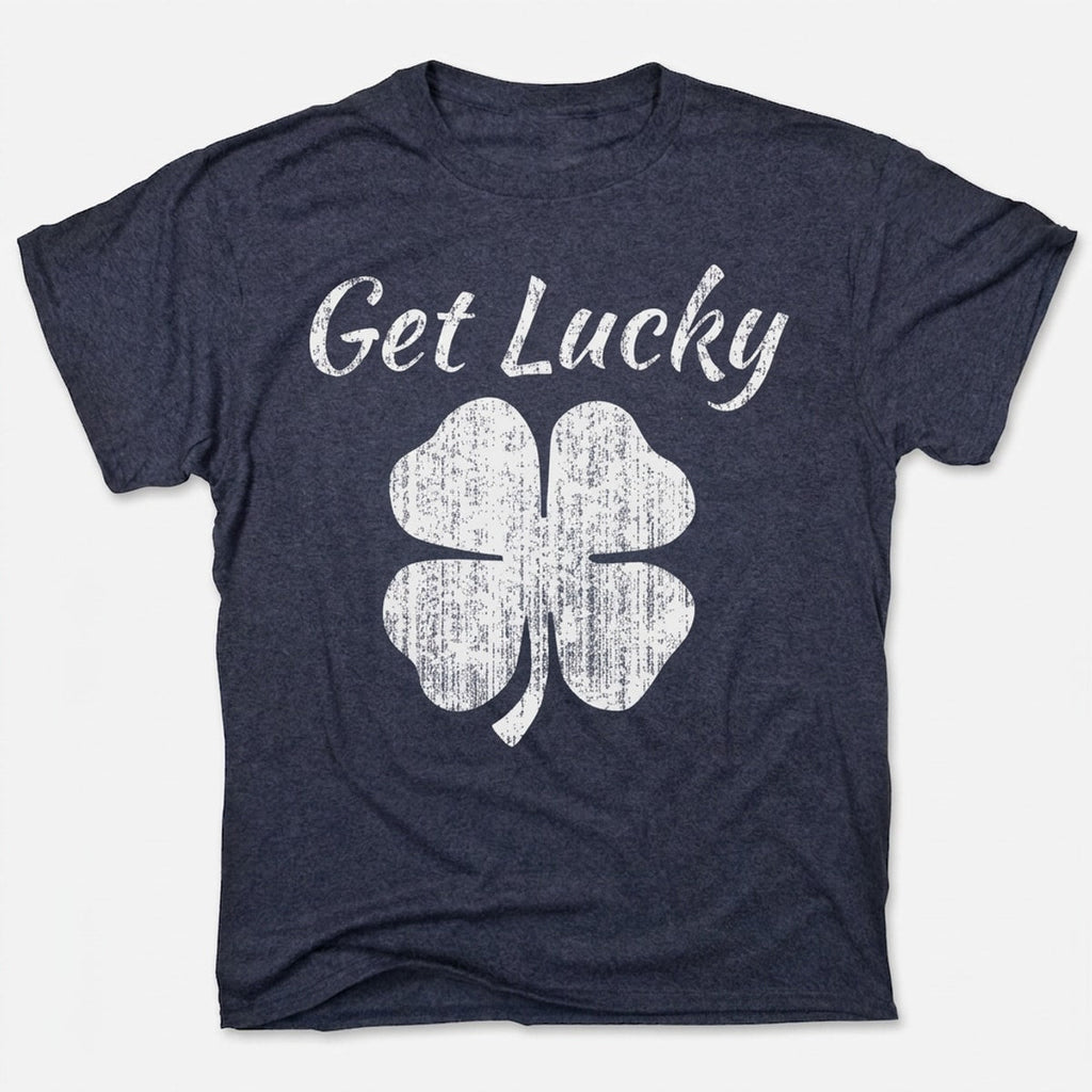 Get Lucky Four Leaf Clover St Patricks Day