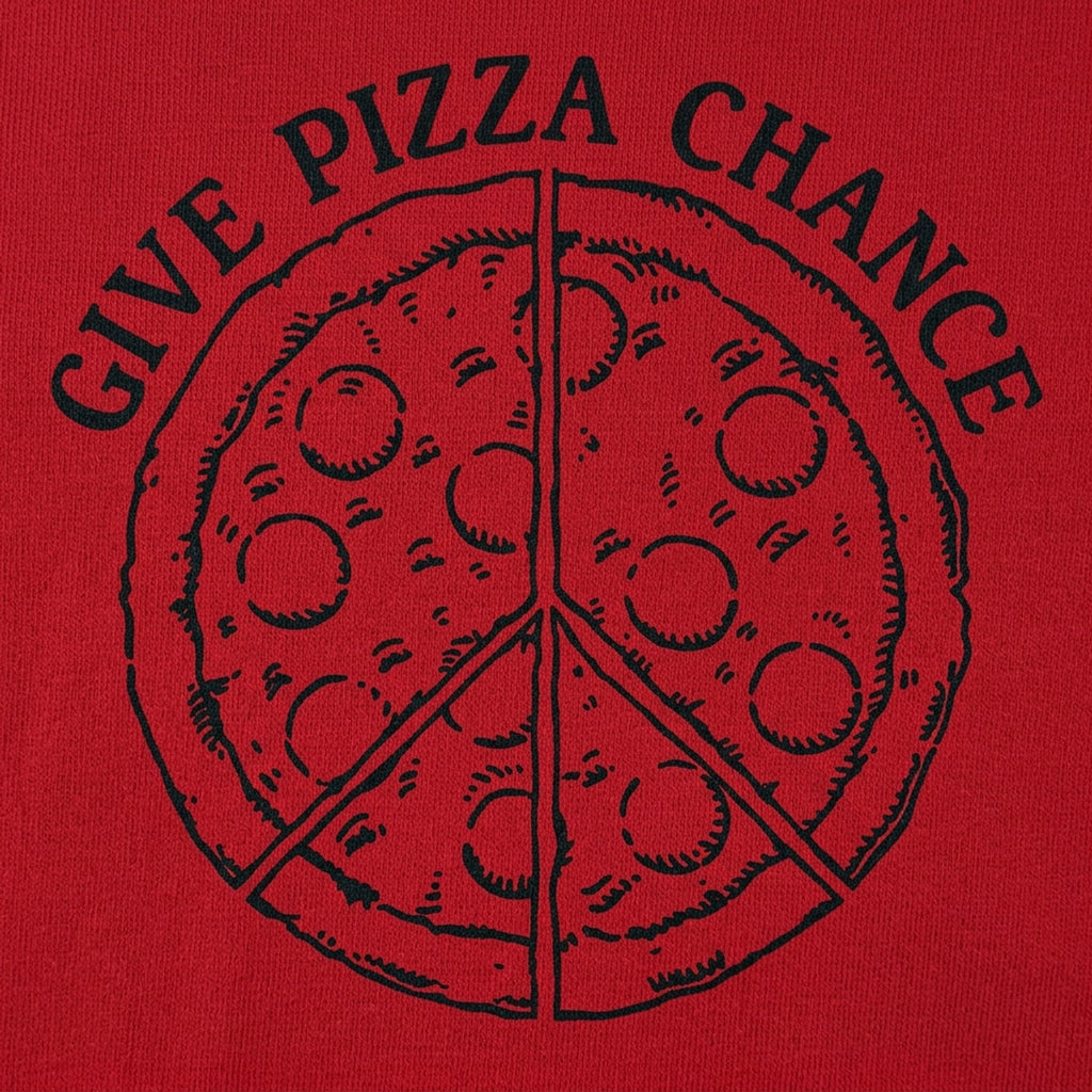 Give Pizza Chance Peace Sign Pizza