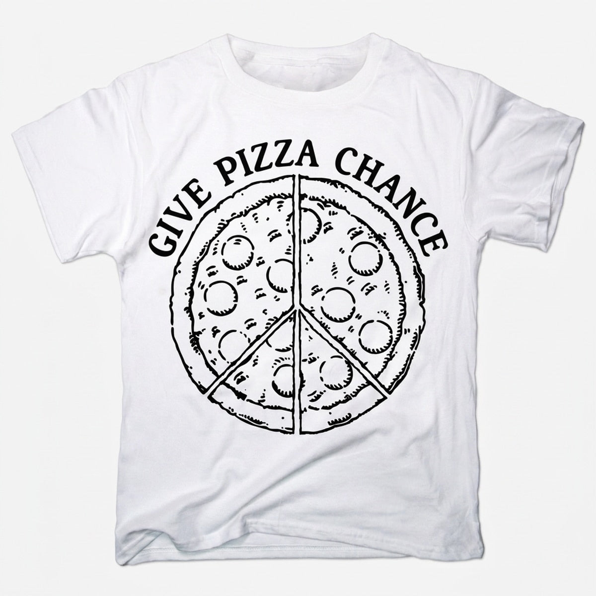 Give Pizza Chance Peace Sign Pizza