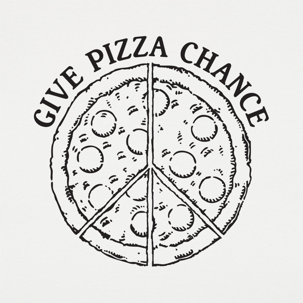 Give Pizza Chance Peace Sign Pizza