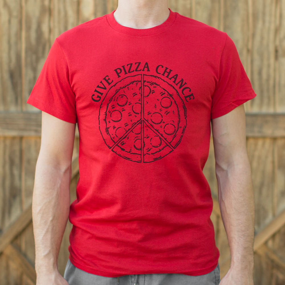 Give Pizza Chance Peace Sign Pizza
