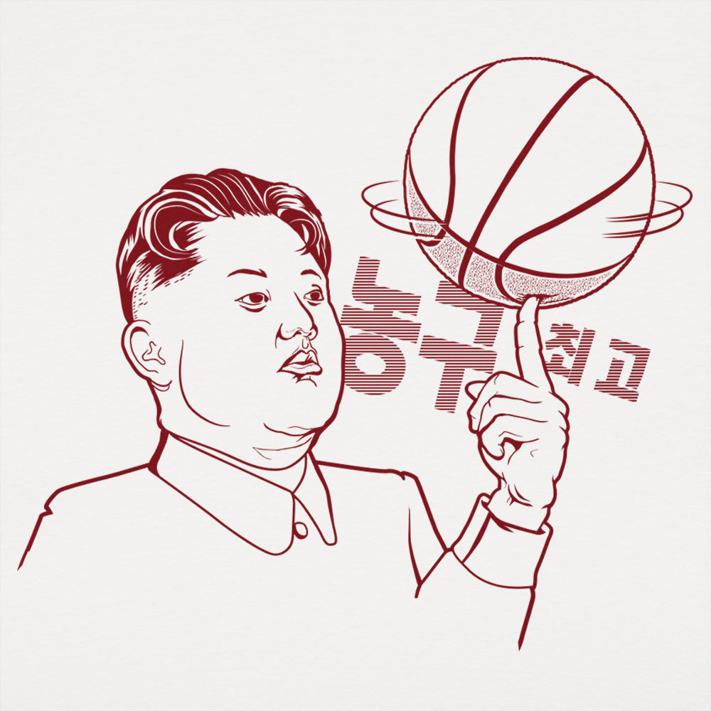 GlobeRotter Kim Jong Un Spinning a Basketball