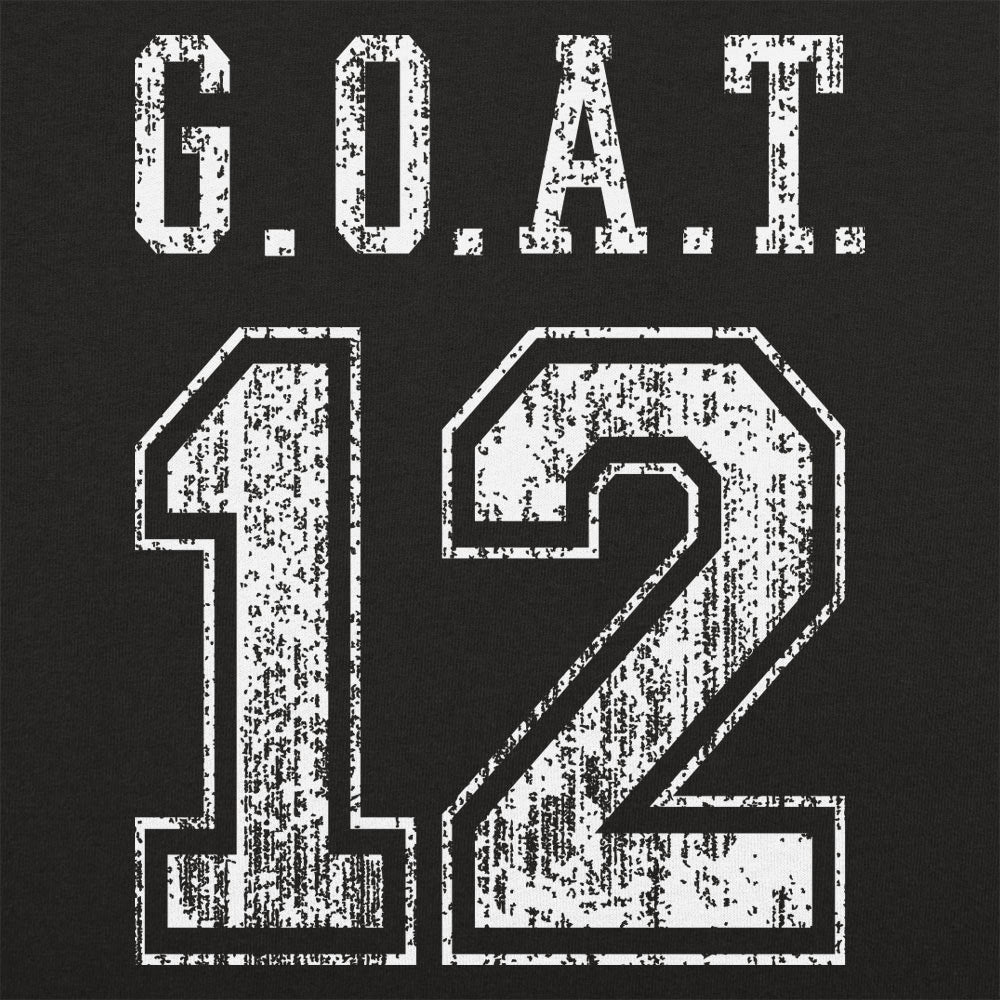 G.O.A.T. 12 Greatest of All Time Football Jersey Number