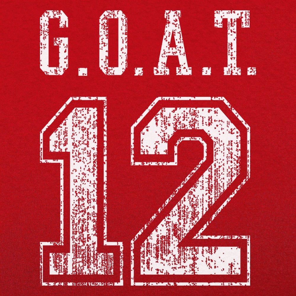 G.O.A.T. 12 Greatest of All Time Football Jersey Number