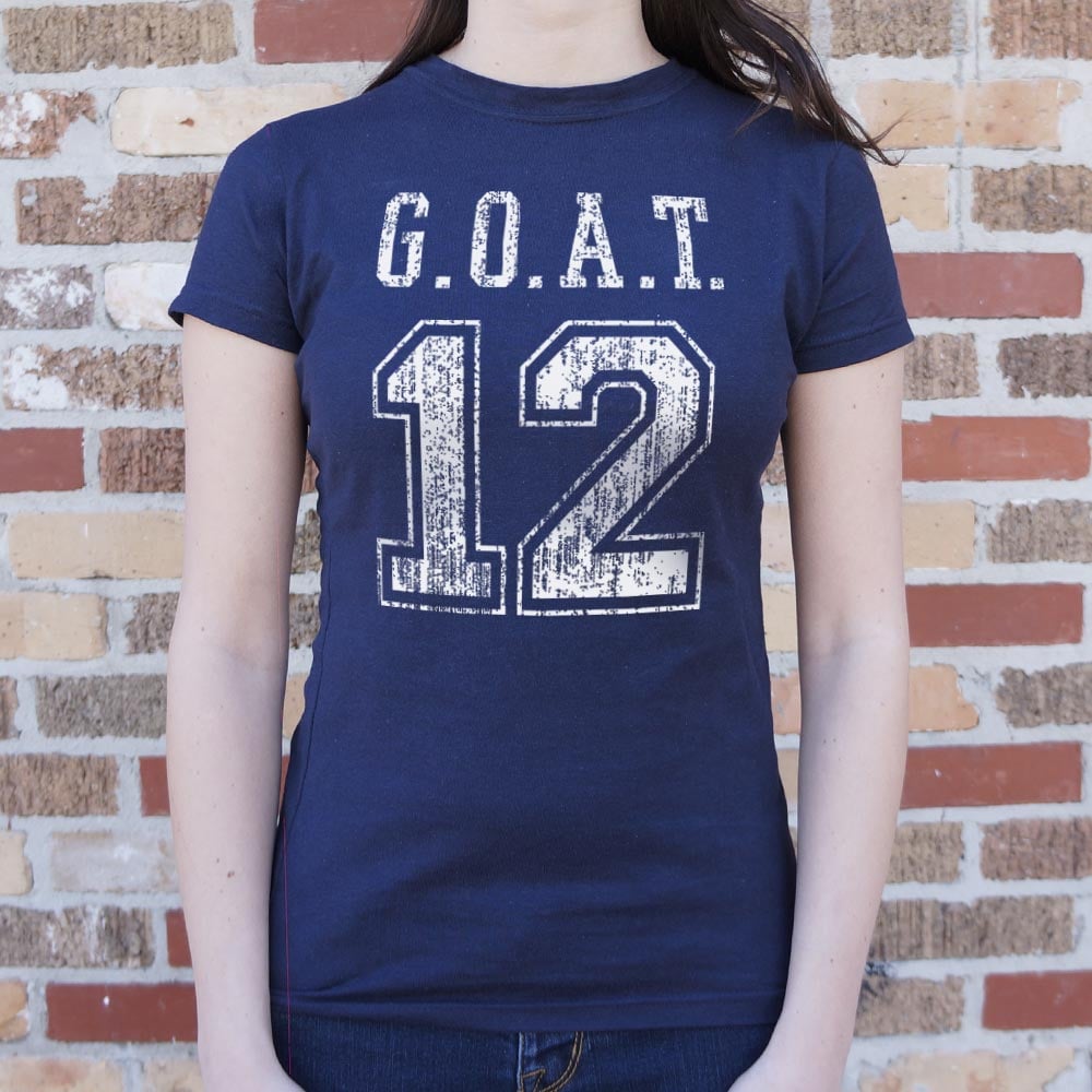 G.O.A.T. 12 Greatest of All Time Football Jersey Number