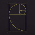 Golden Spiral Fibonacci Ratio Geometry