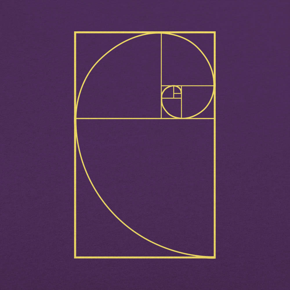Golden Spiral Fibonacci Ratio Geometry