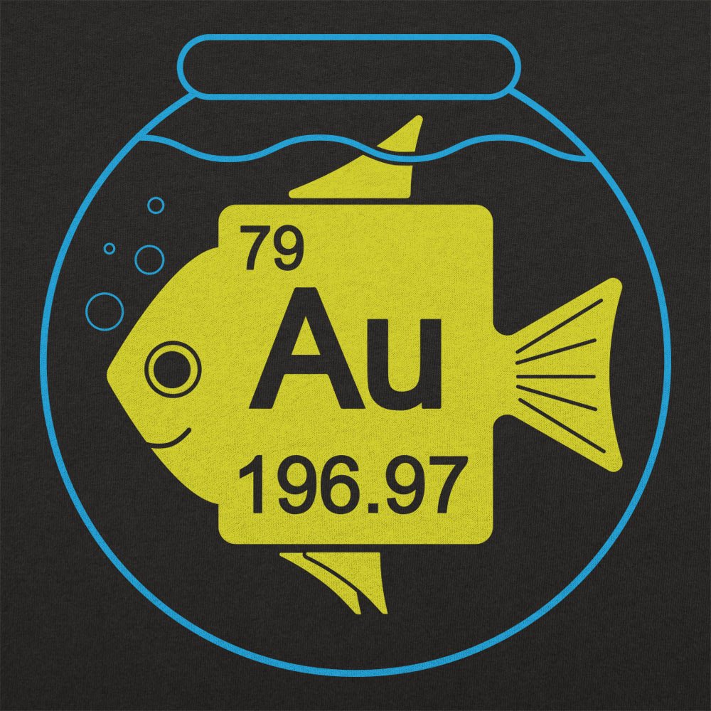 Goldfish Periodic Element Gold Au Fish Bowl