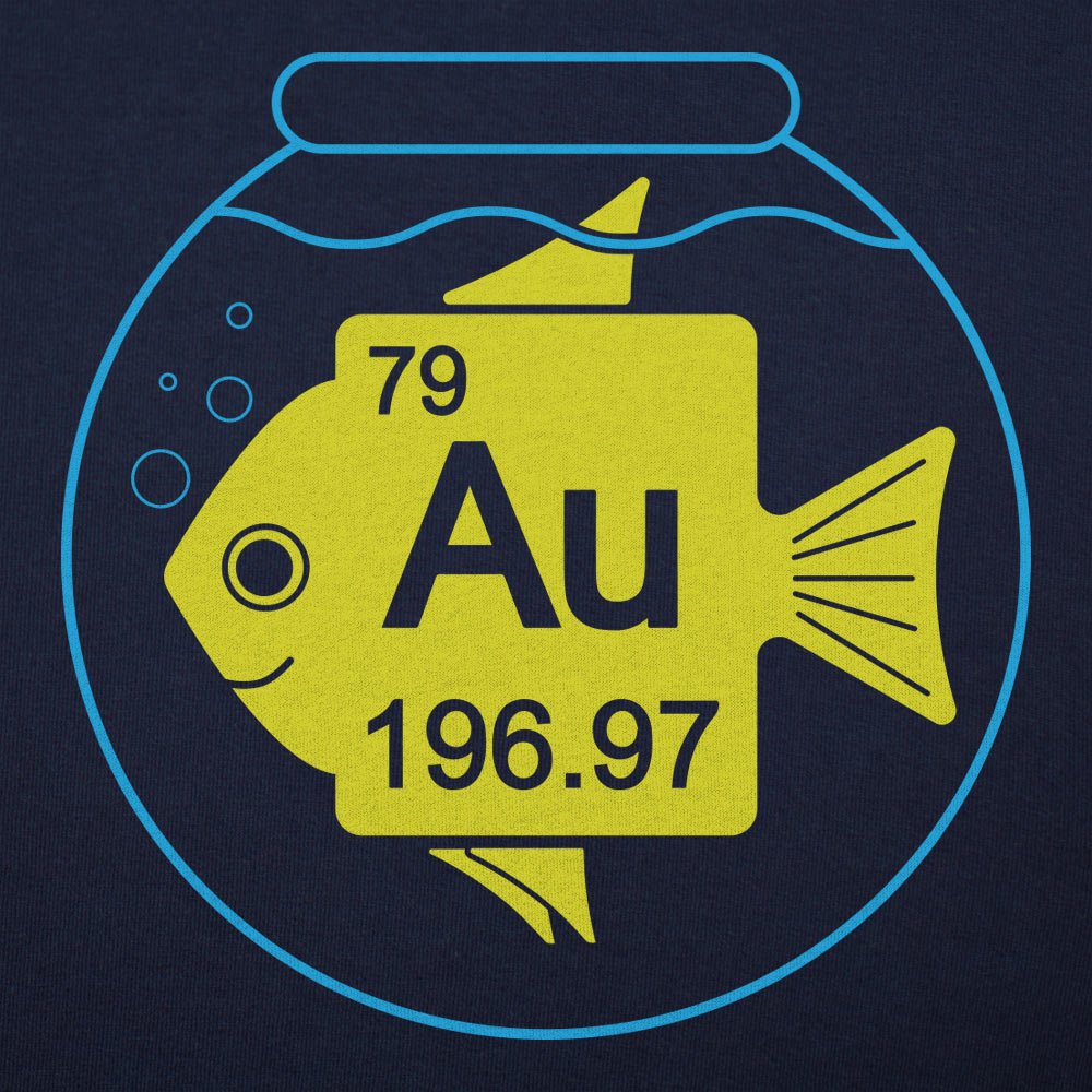 Goldfish Periodic Element Gold Au Fish Bowl
