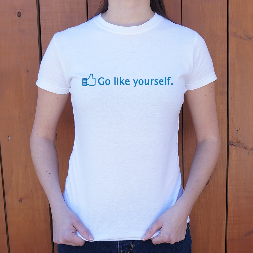Go Like Yourself Social Media Thumbs Up Pun