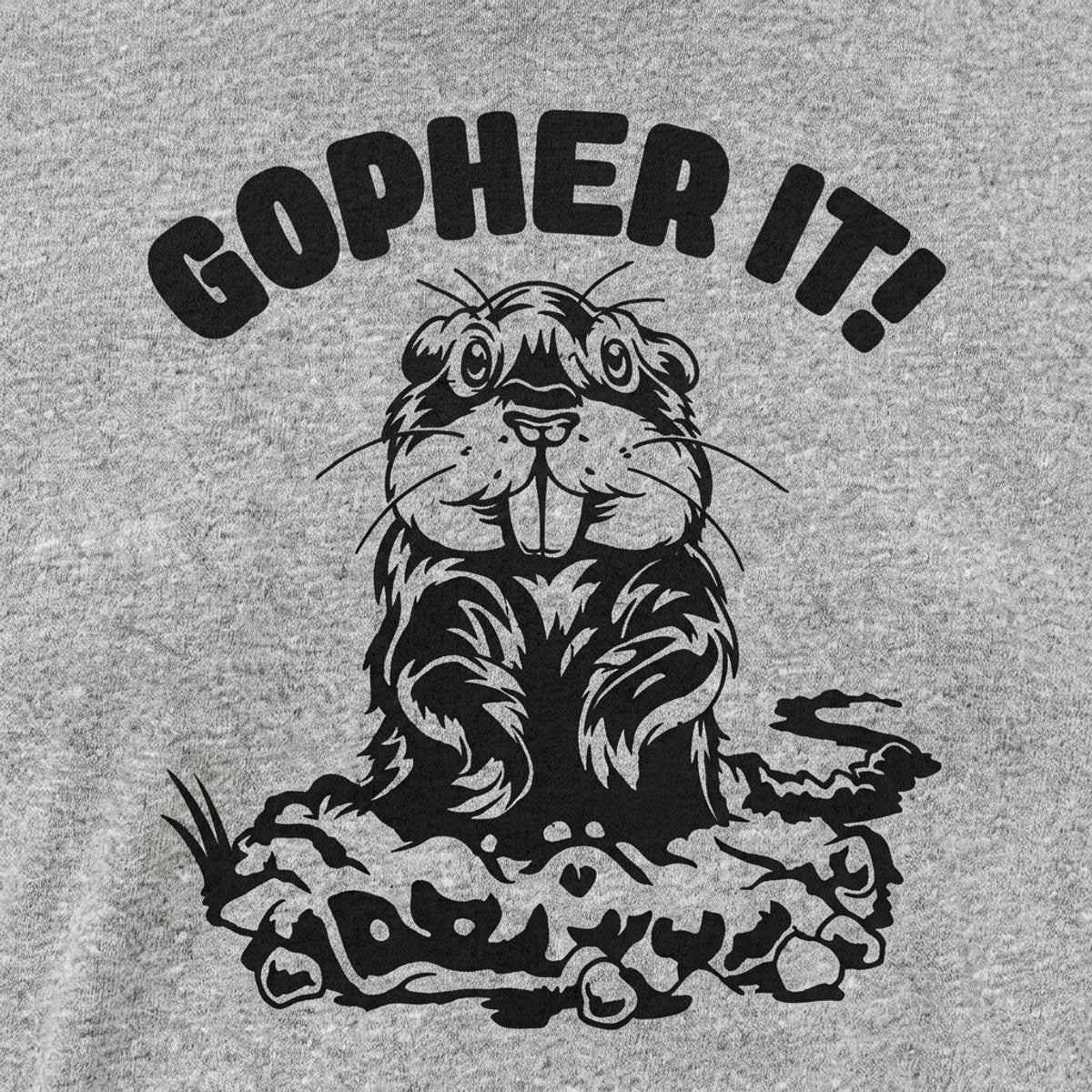 Gopher It! Gopher Popping Out of Hole