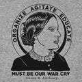 Organize Agitate Educate Susan B Anthony Quote Portrait