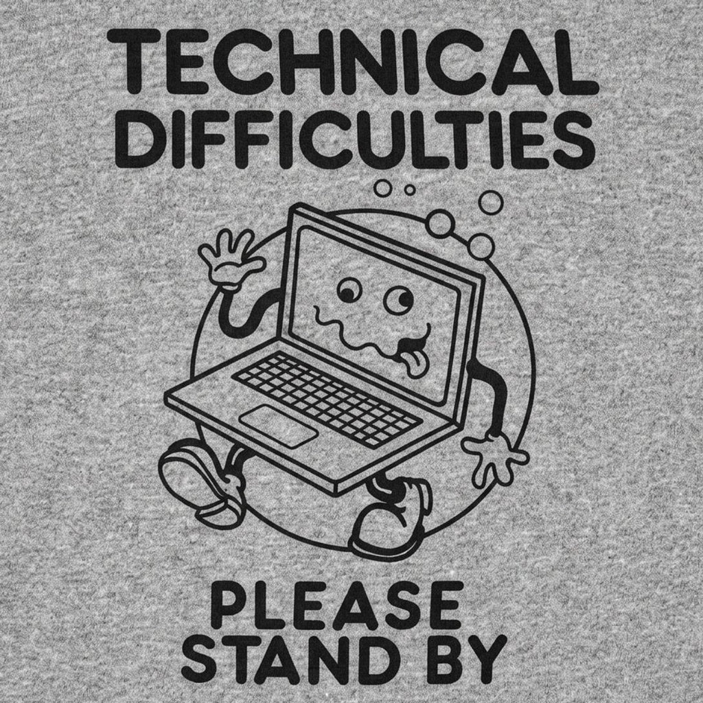 Technical Difficulties Please Stand By Cartoon