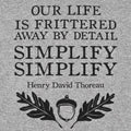 Simplify Simplify Henry David Thoreau Quote