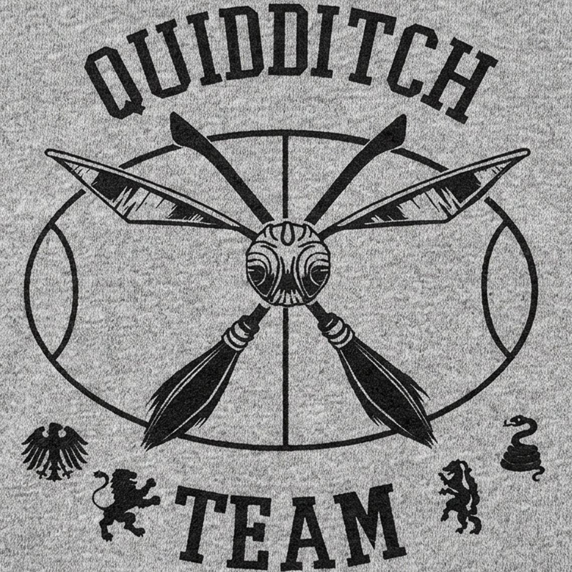 Quidditch Team Crossed Broomsticks Emblem