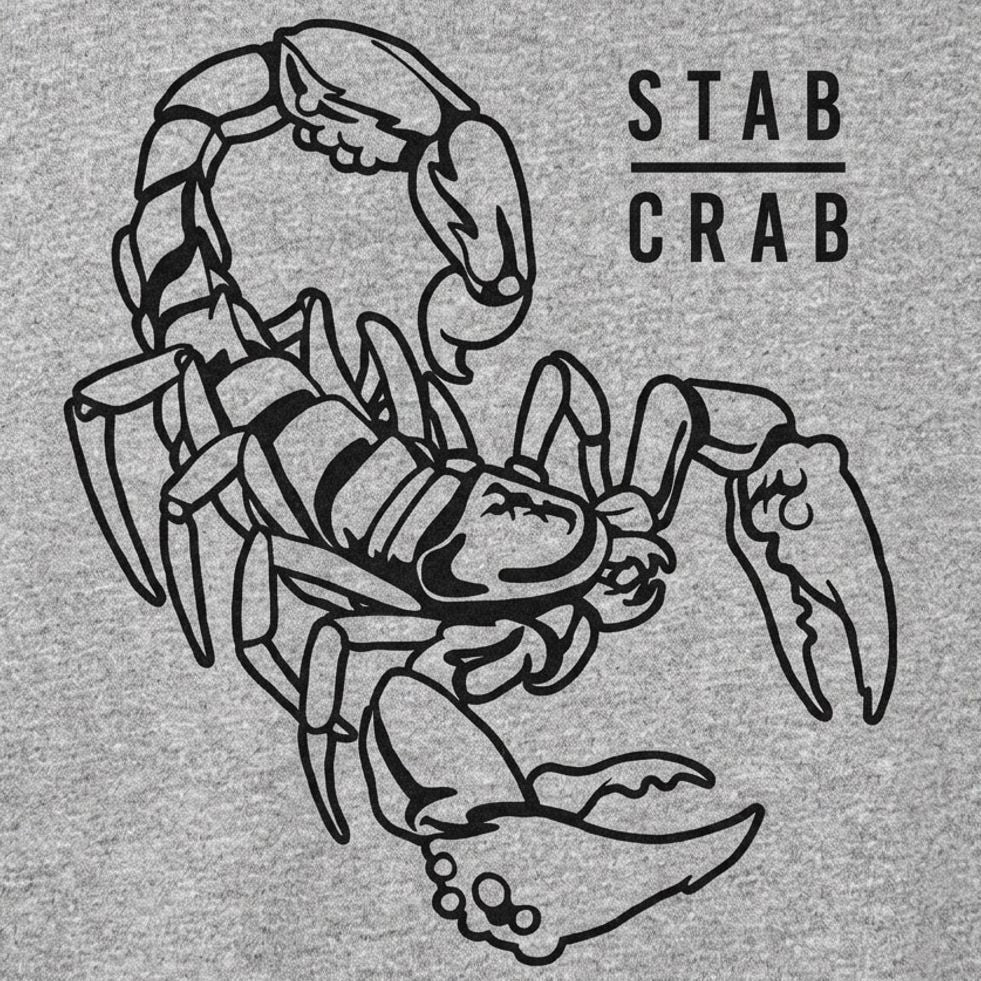 Stab Crab Scorpion Slang Meme Graphic