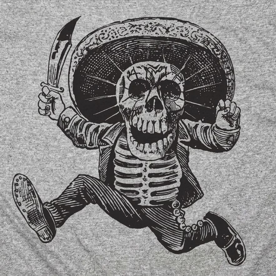 Posada Calavera Skeleton Illustration