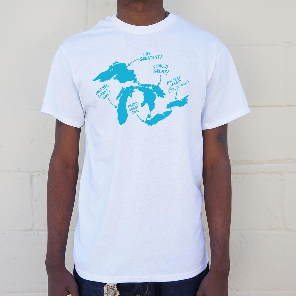 Great Lakes Map Ranked from Greatest to Pretty Great