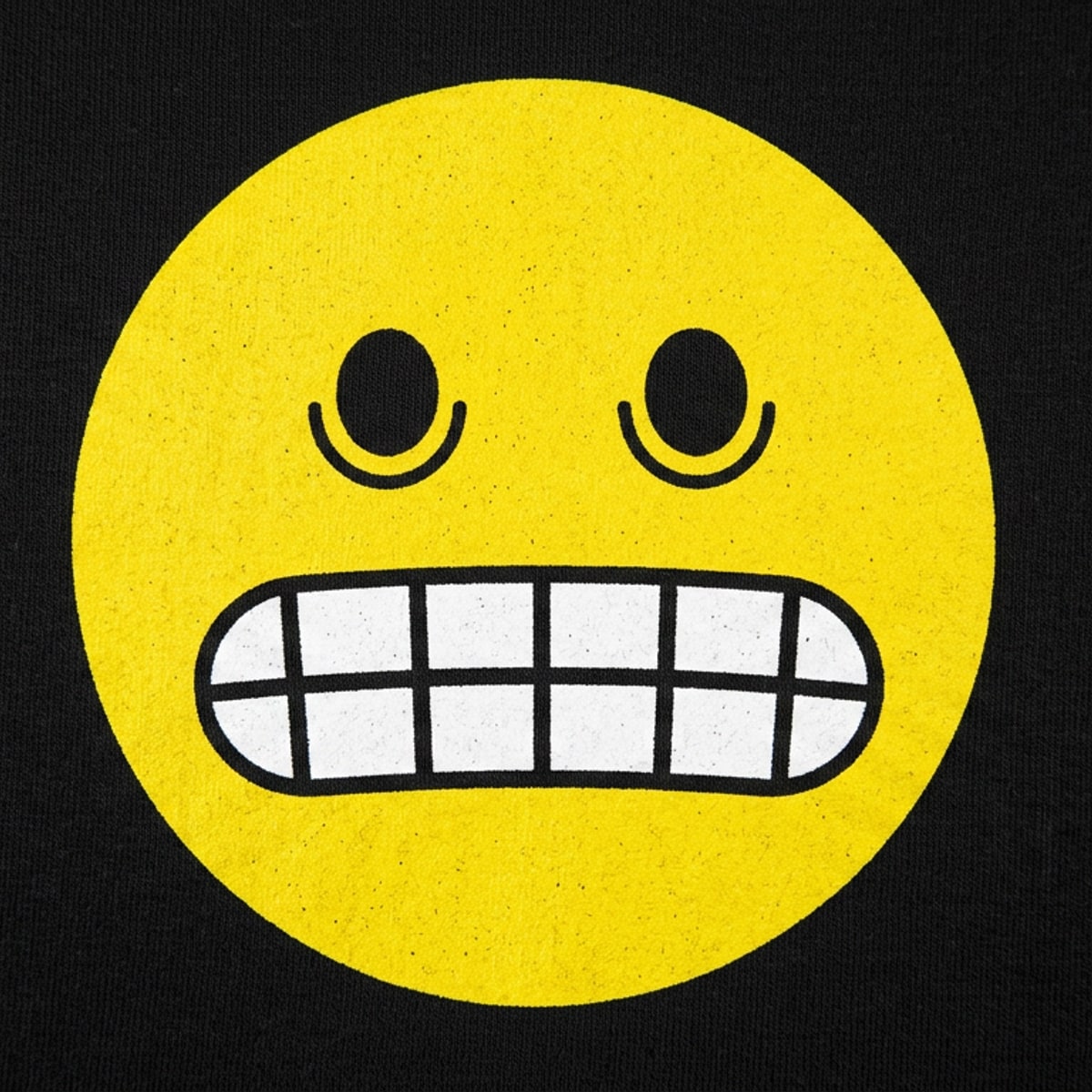 Grimacing Face Yellow Emoji with Clenched Teeth