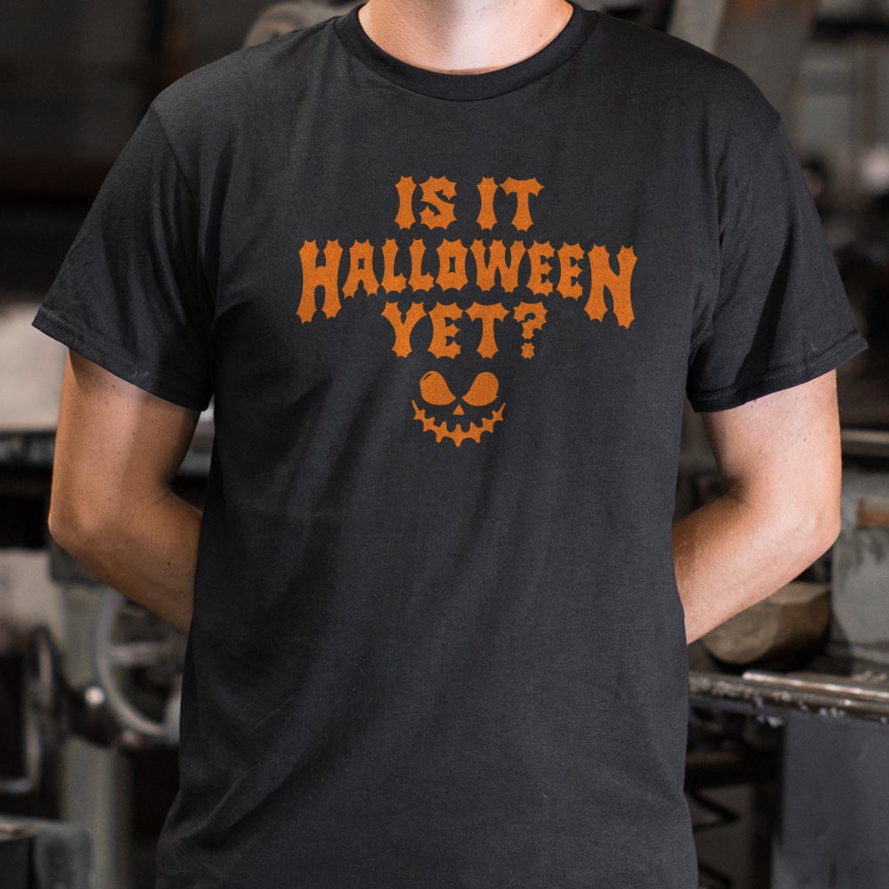 Is It Halloween Yet Jack O Lantern Face