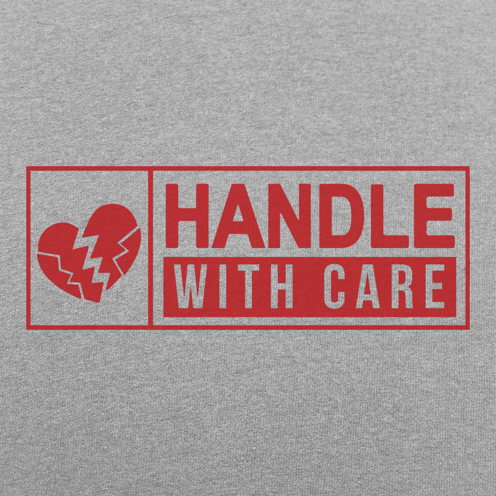 Handle With Care Broken Heart Shipping Label