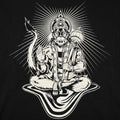 Hanuman Monkey God Sitting with Mace and Blessing Hand