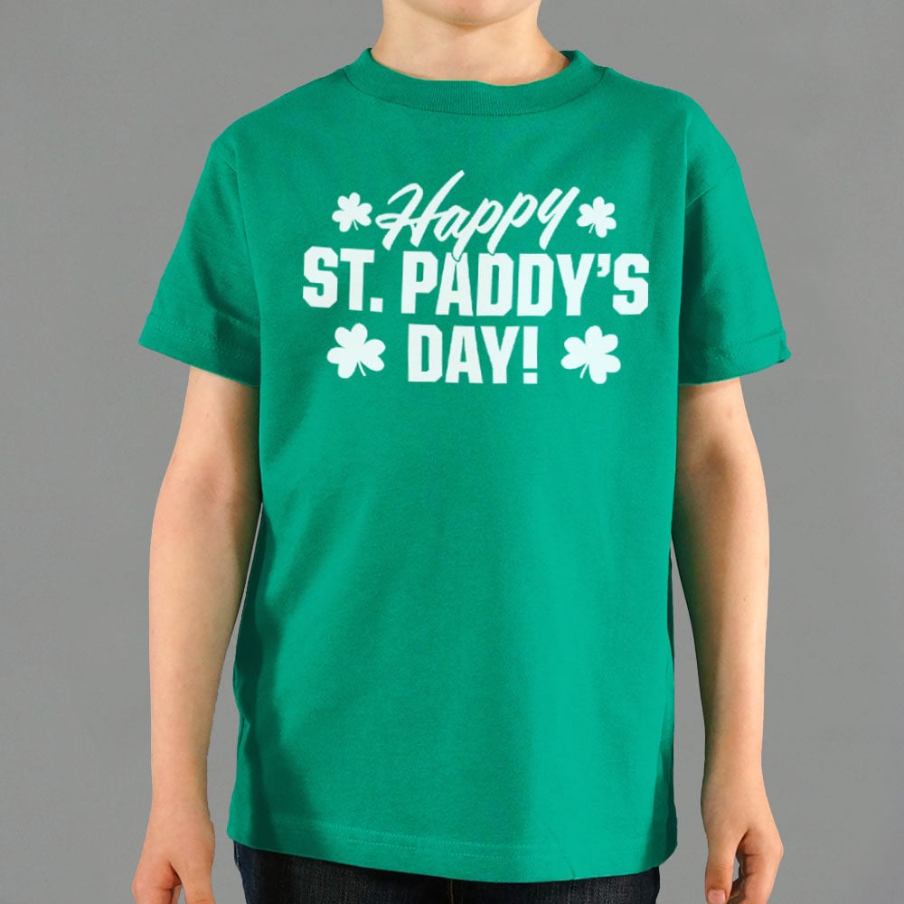 Happy St. Paddy's Day Shamrock Design