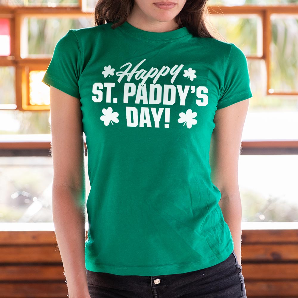 Happy St. Paddy's Day Shamrock Design