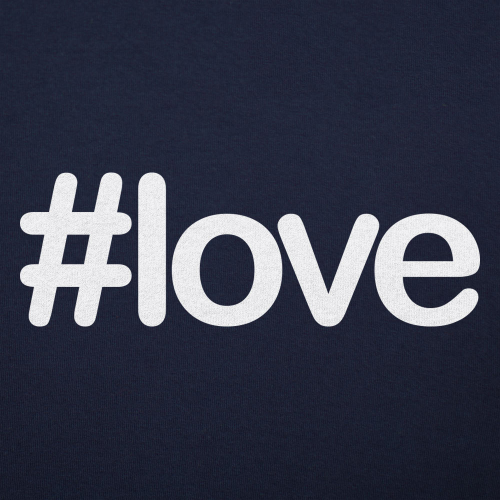 Hashtag Love #love Social Media Pun