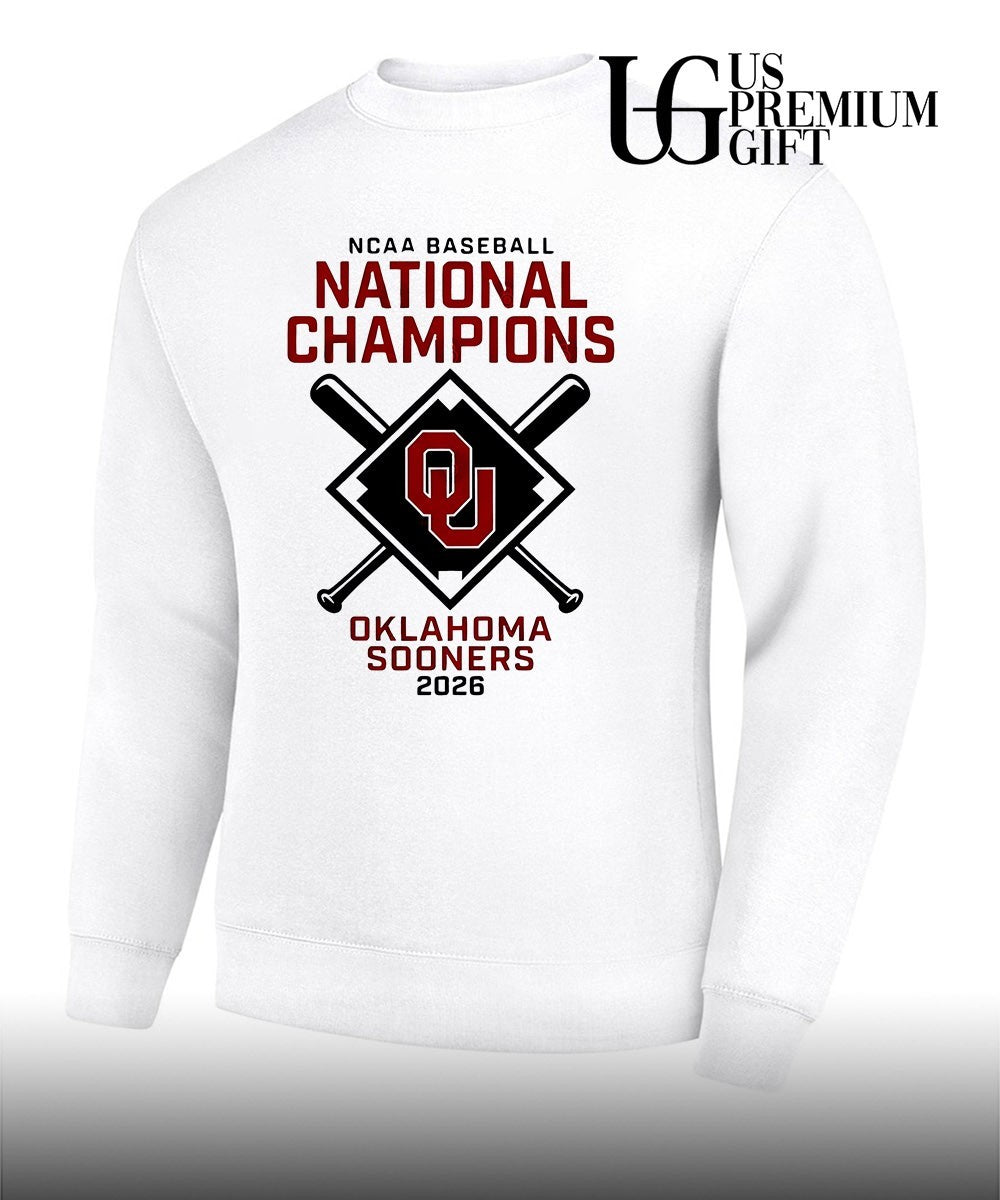 Oklahoma Sooners NCAA Baseball National Champions 2026 logo shirt