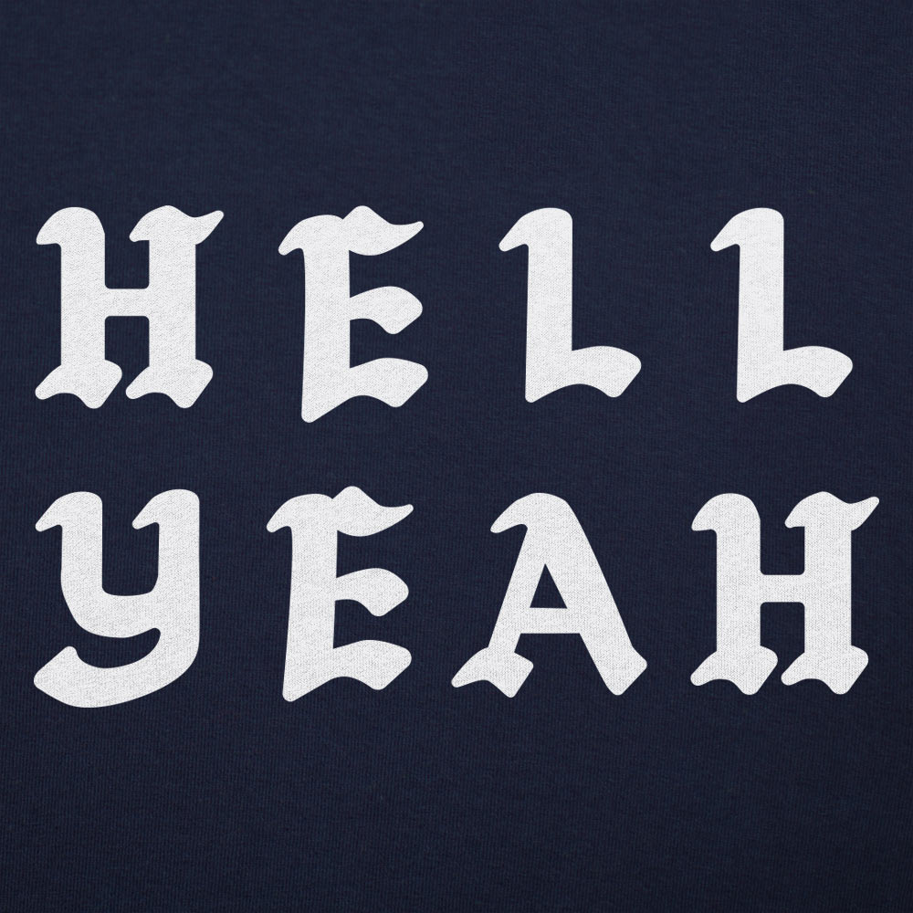 Hell Yeah Bold Gothic Typography