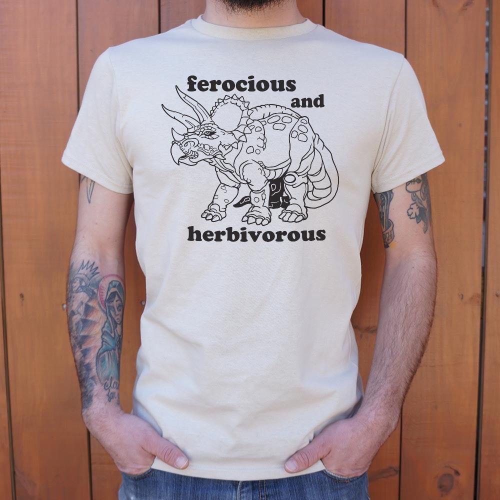 Ferocious and Herbivorous Triceratops Dinosaur
