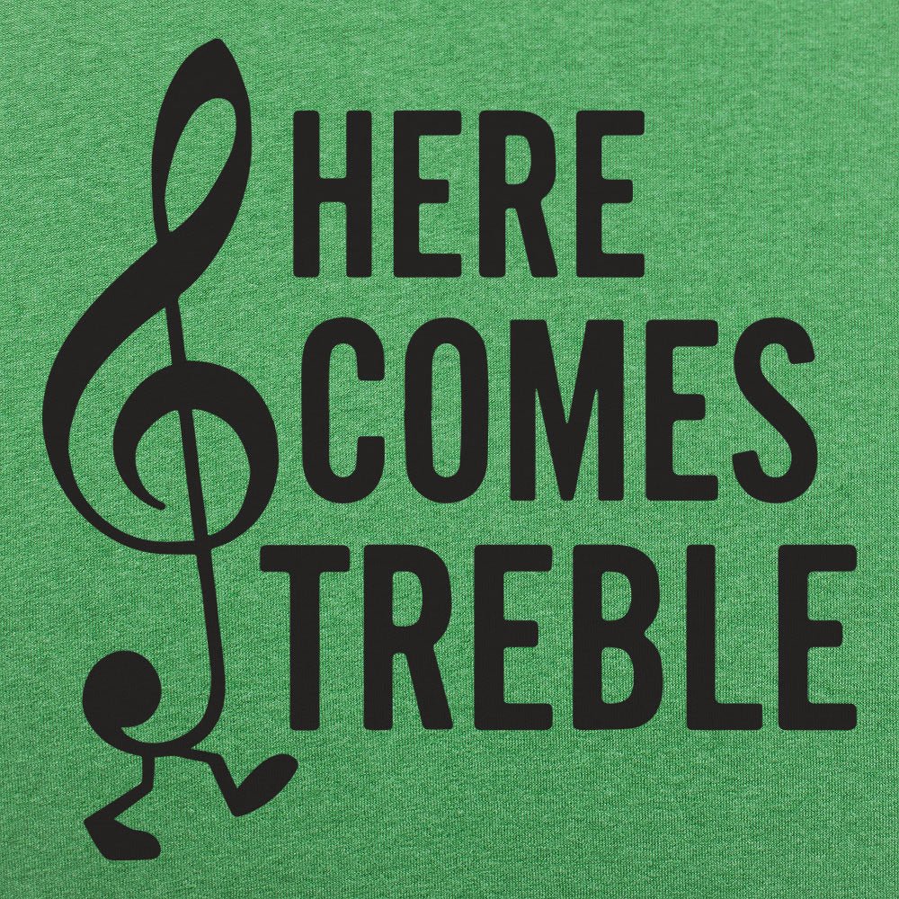 Here Comes Treble Walking Treble Clef Music Note