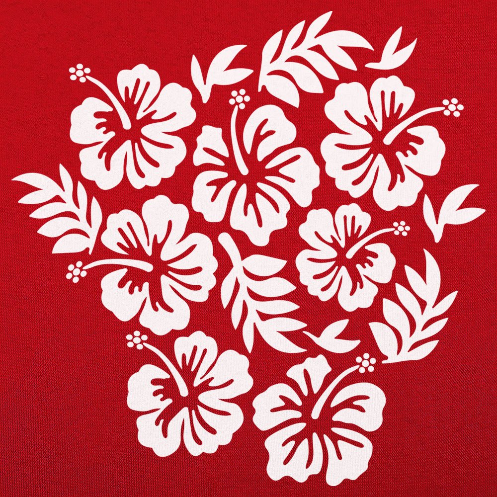 Hibiscus Floral Hawaiian Print Pattern
